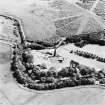 Aerial view of Eglinton Castle and Eglinton Park, including Belvidere Hill, taken from the NNW.