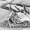 Aerial view of Eglinton Park, including the remains of Eglinton Castle, taken from the WNW.