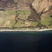 Oblique aerial view centred on the village, taken from the WNW.