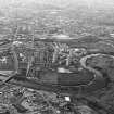 Glasgow, Dalmarnock, oblique aerial view.