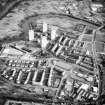 Glasgow, Dalmarnock, oblique aerial view.