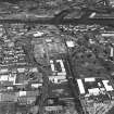 Oblique aerial view of Govan.