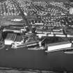 Glasgow, Scotstoun, Yarrow Shipyard.
General oblique aerial view of Graving Docks - centre NS 517 682.