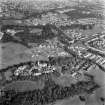 Glasgow, Crookston Road, Leverndale Hospital.
Oblique general aerial view from North-West.