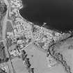 Oblique aerial view centred on the village of Luss, taken from the SW.