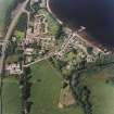 Oblique aerial view centred on the village of Luss, taken from the SSW.