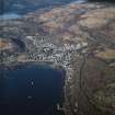 Oblique aerial view centred on the village, taken from the SSE.