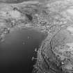 Oblique aerial view centred on the village, taken from the SE.