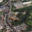 Bothwell, oblique aerial view, taken from the SSE, centred on Bothwell Parish Church.