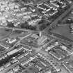 East Kilbride, Westwood, oblique aerial view, taken from the S, centred on Our Lady of Lourdes Roman Catholic Church.
