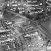 East Kilbride, Westwood, oblique aerial view, taken from the SSE, centred on Our Lady of Lourdes Roman Catholic Church.