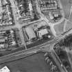 East Kilbride, Westwood, oblique aerial view, taken from the ENE, centred on Our Lady of Lourdes Roman Catholic Church.