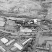 Greenock, 150 Lynedoch Road, Westburn Refinery, oblique aerial view, taken from the NNE.