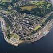 General oblique aerial view centred on the town, taken from the N.