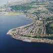 General oblique aerial view centred on the town, taken from the NW.