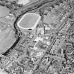 Aerial view of Barrmill Road Lace Factories, taken from the WSW.
