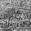 General oblique aerial view centred on the SE area of the town, taken from the SE.