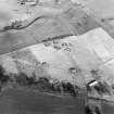 Oblique aerial view centred on the remains of an anti-aircraft battery, taken from the WSW.