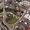 Oblique aerial view of Paisley centred on the abbey and town hall, taken from the NE.