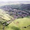 General oblique aerial view centred on the town, taken from the NNW.