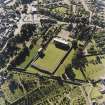 Oblique aerial view centred on the football ground, taken from the ESE.