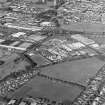 General oblique aerial view of the industrial estates, taken from the SE.