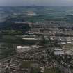 General oblique aerial view of Dundee and Camperdown Park, taken from the S.