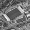 Dundee, Tannadice Street, Dens Park, oblique aerial view, taken from the SW, centred on Dens Park football ground (under development).