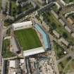 Dundee, Tannadice Street, Dens Park, oblique aerial view, taken from the SE, centred on Dens Park football ground (under development).