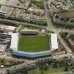 Dundee, Tannadice Street, Dens Park, oblique aerial view, taken from the NNE, centred on Dens Park football ground (under development).