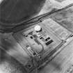 Balado Bridge Radio Station and Airfield, oblique aerial view, taken from the NE, centred on the radio station.
