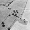 Oblique aerial view of Balvaird Castle, taken from the NE.