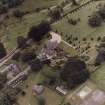 Fingask Castle.
General aerial view showing castle, gardens, kennels.