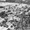 Culdees Castle and Policies, oblique aerial view, taken from the SSE.