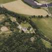 Oblique aerial view of Dalguise House centred on the house, taken from the SW.