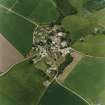 Oblique aerial view centred on the village of Fowlis Wester, taken from the ESE.