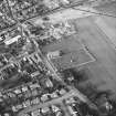 Coupar Angus Abbey.
General oblique aerial view.