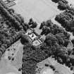 Oblique aerial view of Kinross House stables, taken from the NW.