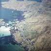 Oblique aerial view centred on the township, taken from the NE.