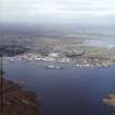 Distant oblique aerial view centred on Stornoway, taken from the S.