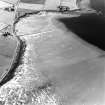 Aerial view of Orkney, Sandi Sand, anti-tank blocks in the inter-tidal area, taken from the NE.