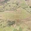 Little Rogart, oblique aerial view, taken from the E, showing an area defined as an archaeological landscape.