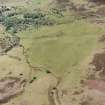 Morvich Burn, oblique aerial view, taken from the NE, centred on a township. Sheepfolds are visible in the centre left-hand side of the photograph.