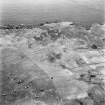 Stroma, oblique aerial view, taken from the ESE, centred on Uppertown township.