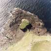Dun Channa, Canna: aerial view.