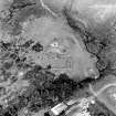 Oblique aerial view of Balbeg centred on the remains of a farmstead, taken from the S.