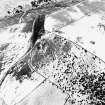Mains of Glenbuchat, building: aerial view under snow.