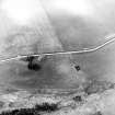 Oblique aerial view of the moated site, taken from the SE.