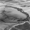 Oblique aerial view of Gallows Hill centred on the remains of rig, taken from the NE.