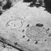 Loanhead of Daviot, recumbent stone circle, aerial photograph.